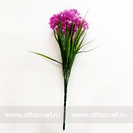 искусственные цветы букет из луговых цветов цвета фиолетовый 7