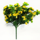 искусственные цветы георгина висячая цвета желтый 1