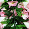искусственные цветы лилия висячая цвета розовый с белым 14