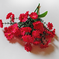 искусственные цветы мох цвета красный 4
