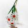 искусственные цветы ветки ромашек (пластмассовая) цвета белый 6