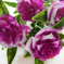 искусственные цветы букет роз пластик цвета фиолетовый 7