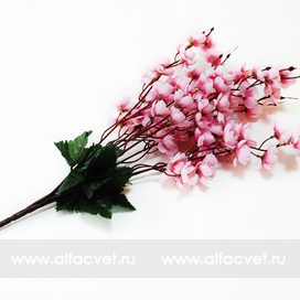 искусственные цветы сакура цвета розовый 5