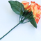 искусственные цветы роза-фиалка цвета оранжевый 2